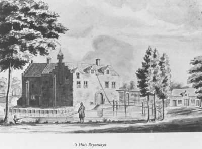 1000584 Gezicht op Kasteel Rijnestein te Jutphaas.